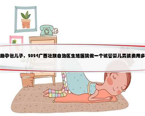 广西助孕包儿子，2024广西壮族自治区生殖医院做一个试管婴儿男孩费用多少钱